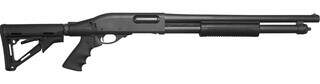 Remington 870 Tactical pump action 12 gauge shotgun with Magpul CTR stock.